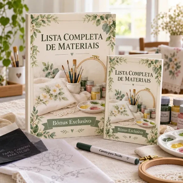 Mockup do e-book Lista Completa de Materiais