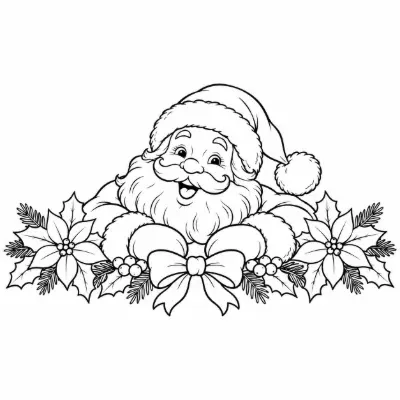 Papai Noel Sorridente no Barrado